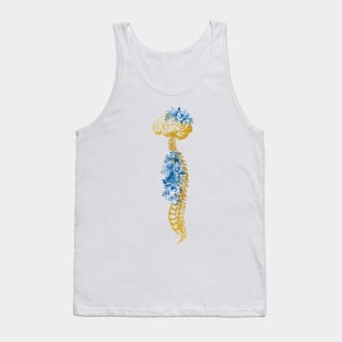 Human Spine with Brain Tank Top